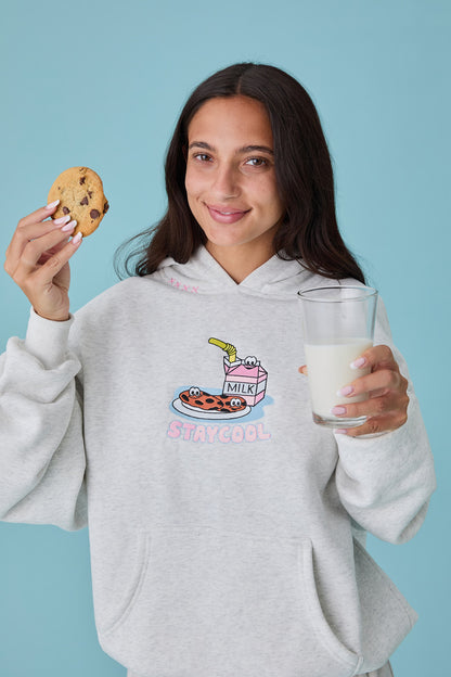 Cookies Hoodie (Heather Grey)
