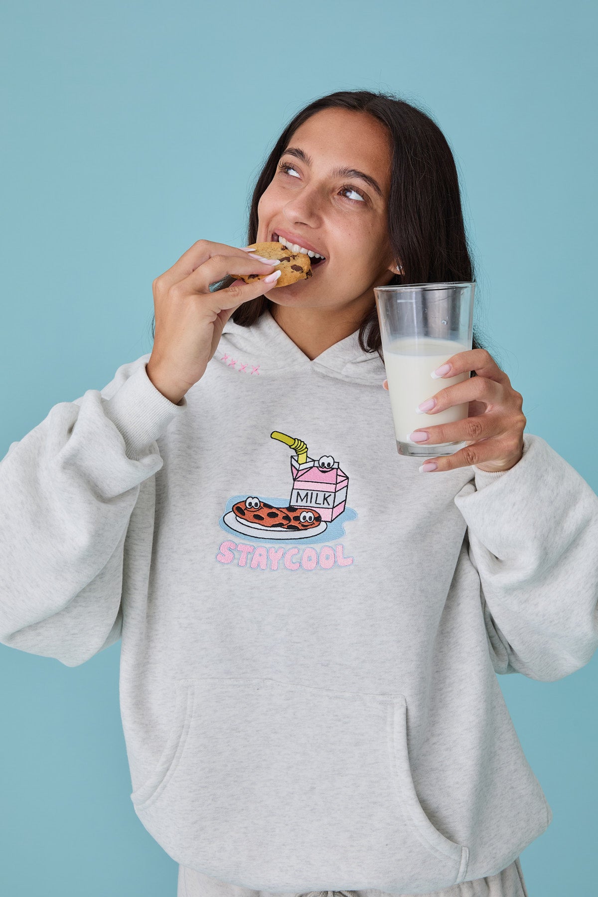 Cookies Hoodie (Heather Grey)