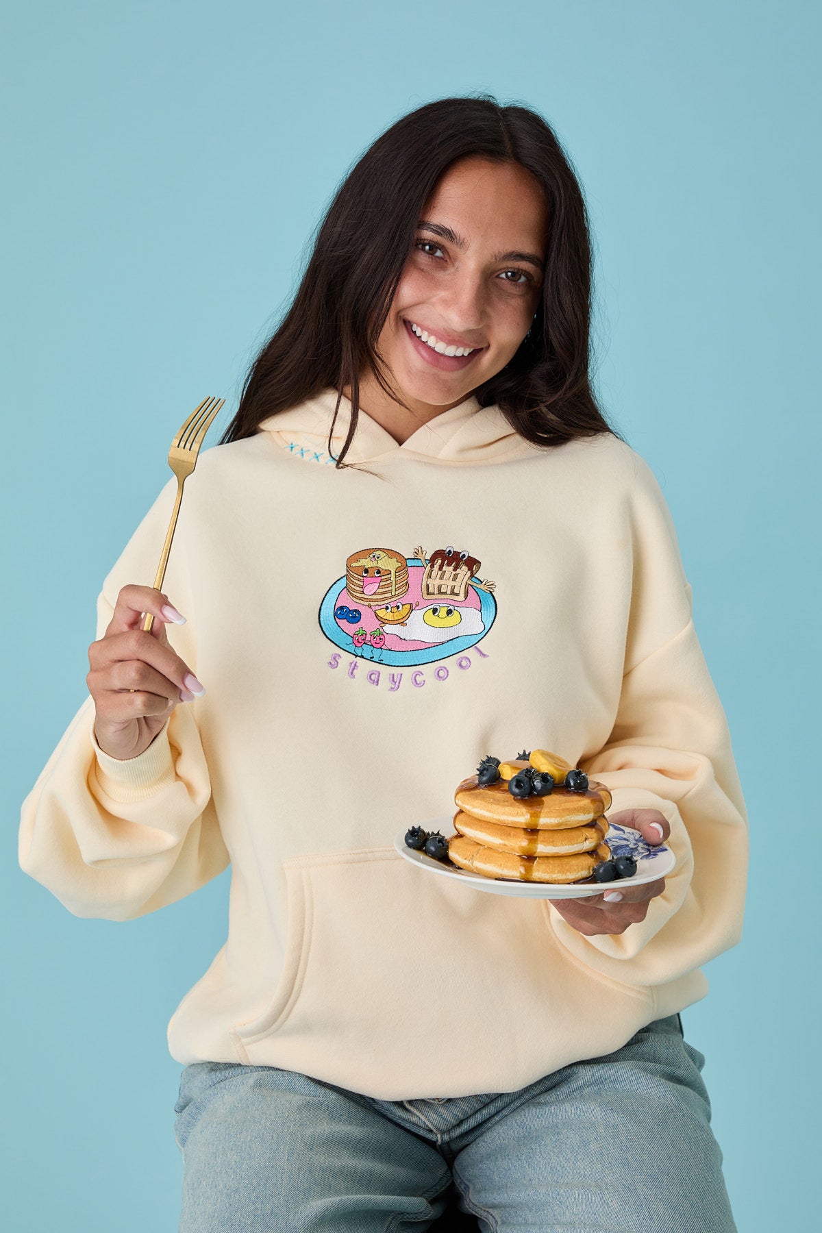 Breakfast Hoodie (Butter Yellow)
