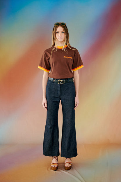 70's Tee (Brown/Multi)