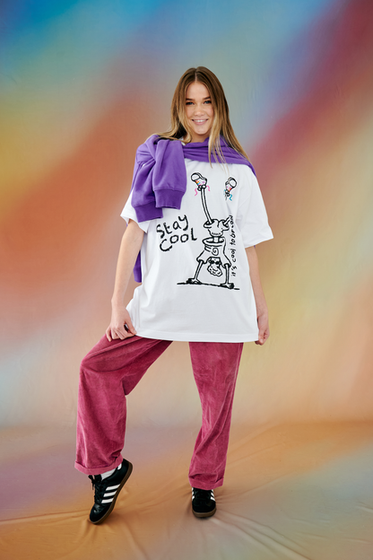 Flipside Tee (White)