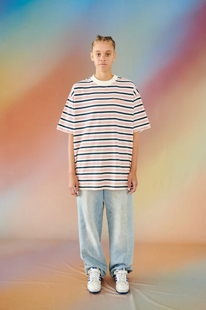 Bubblegum Striped Tee (Multi)
