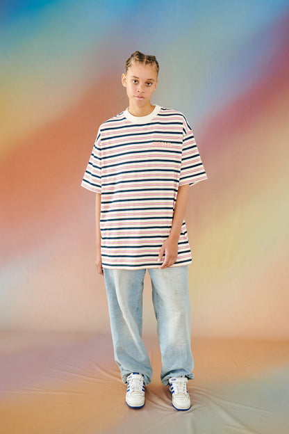 Bubblegum Striped Tee (Multi)