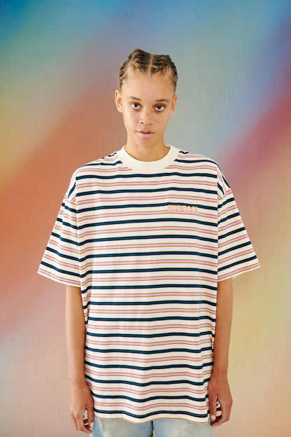 Bubblegum Striped Tee (Multi)