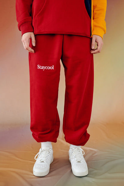 Charm Sweatpants (Cherry)