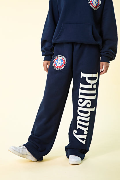 Pillsbury Love Straight Sweatpants (Navy)