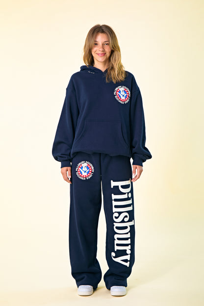 Pillsbury Love Straight Sweatpants (Navy)