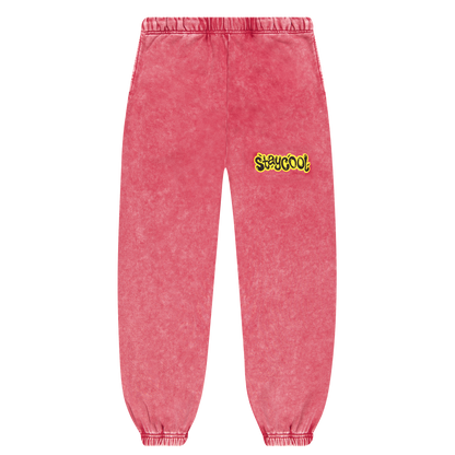 Staycool X Gushers Acid Wash Sweatpants (Strawberry)