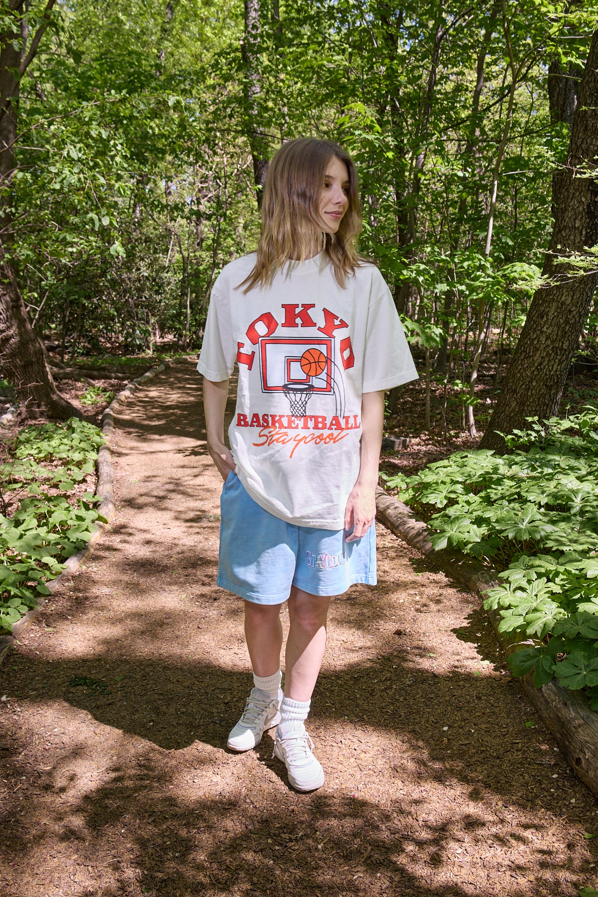 Tokyo Basketball Tee (Off-White)