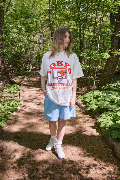 Tokyo Basketball Tee (Off-White)