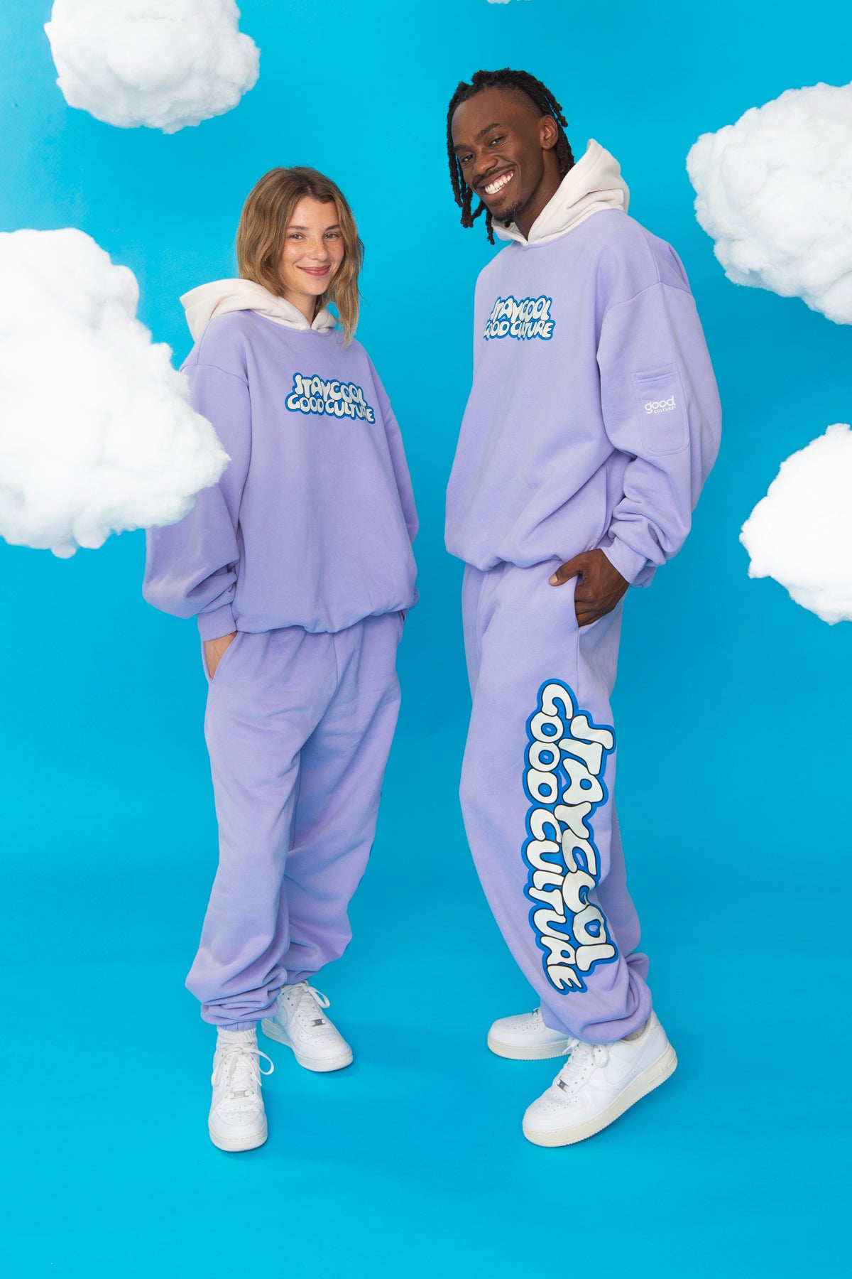 Staycool X Good Culture Hoodie (Violet/Cream)