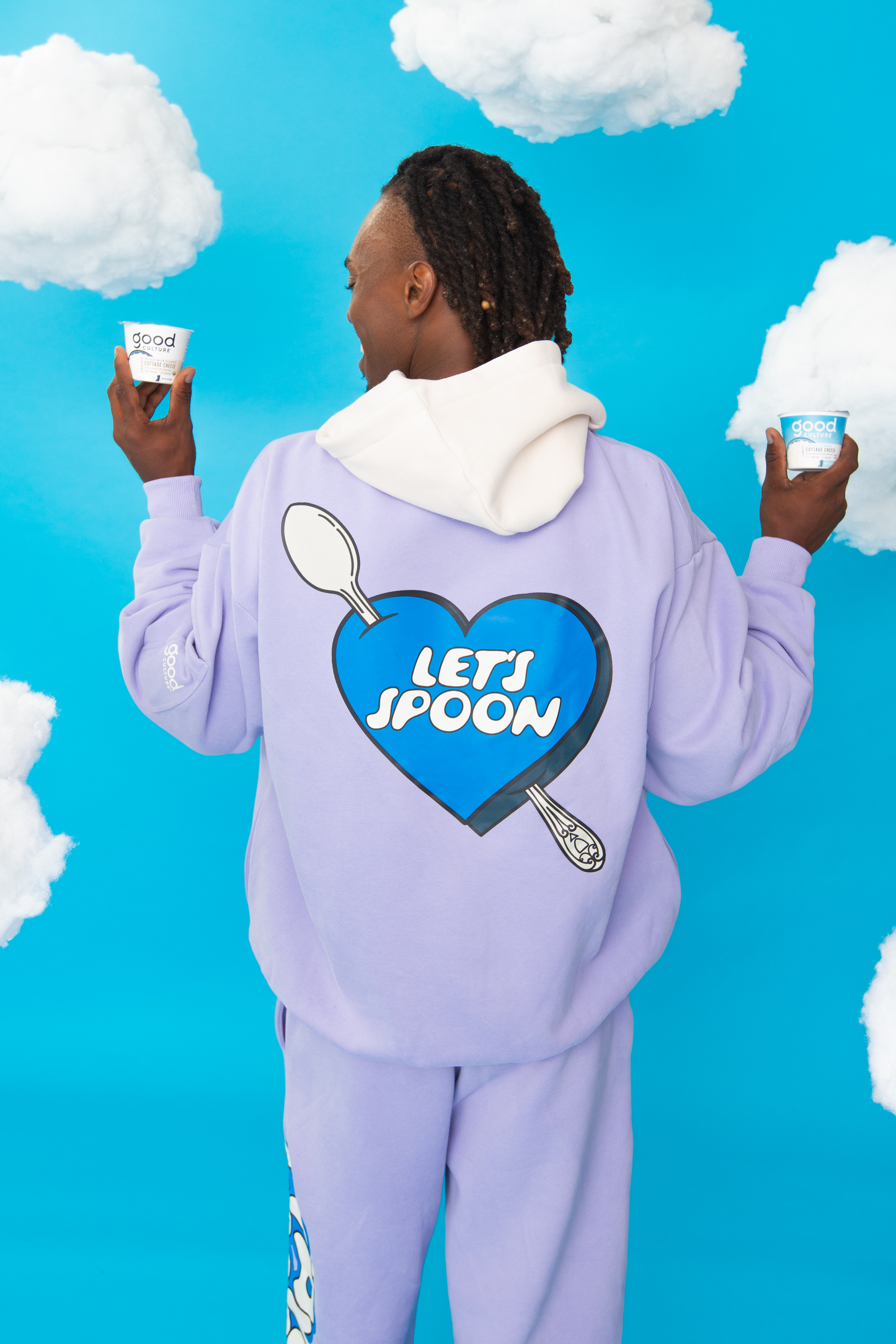 Staycool X Good Culture Hoodie (Violet/Cream)