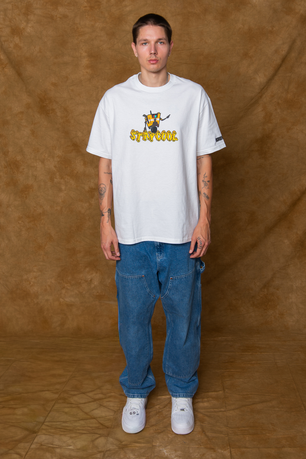 Borderlands Claptrap Logo Tee (White)
