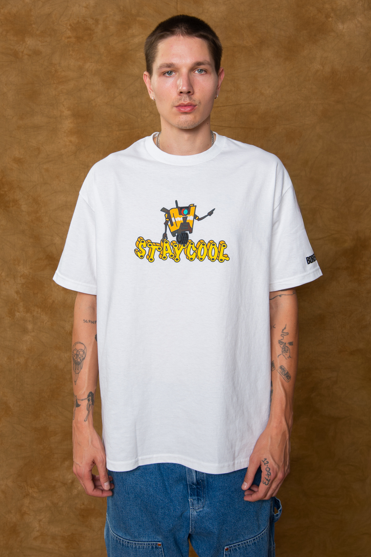 Borderlands Claptrap Logo Tee (White)