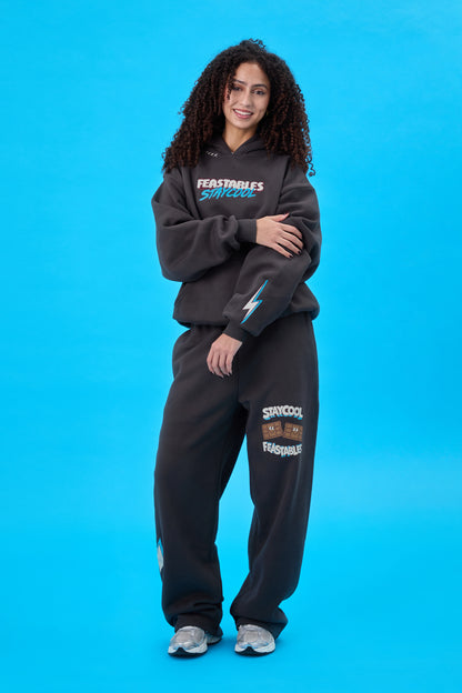 ADULT Staycool X Feastables Hoodie (Charcoal)