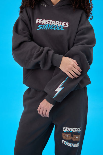 ADULT Staycool X Feastables Hoodie (Charcoal)