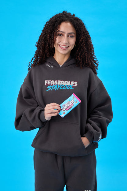 ADULT Staycool X Feastables Hoodie (Charcoal)
