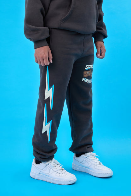 KIDS Staycool X Feastables Jogger Sweatpants (Charcoal)