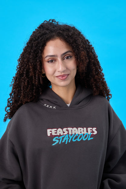 ADULT Staycool X Feastables Hoodie (Charcoal)