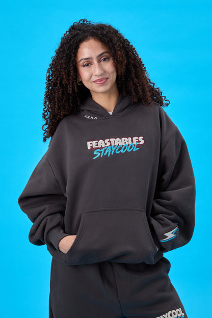 ADULT Staycool X Feastables Hoodie (Charcoal)