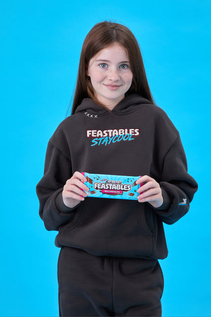 KIDS Staycool X Feastables Hoodie (Charcoal)