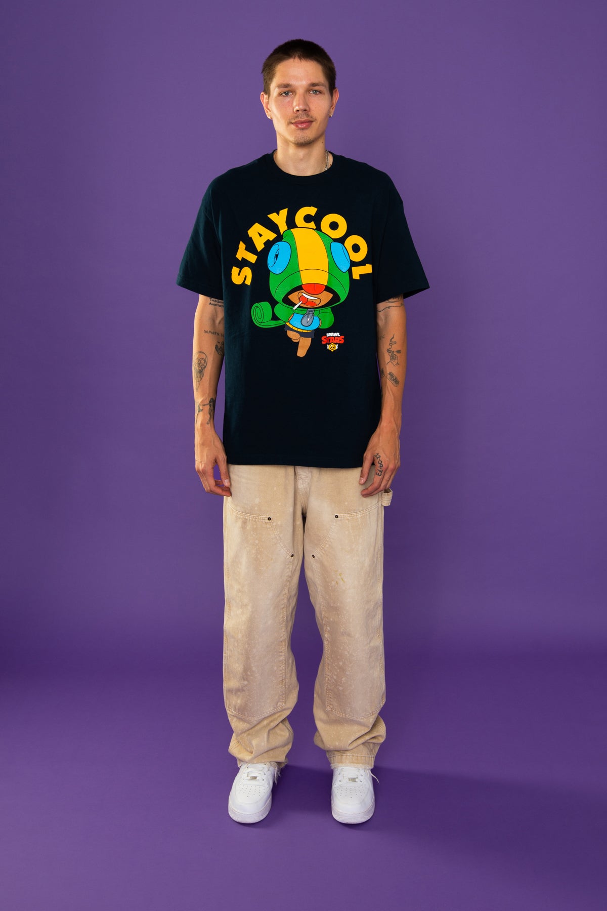 Brawl Stars Leon Tee (Navy)