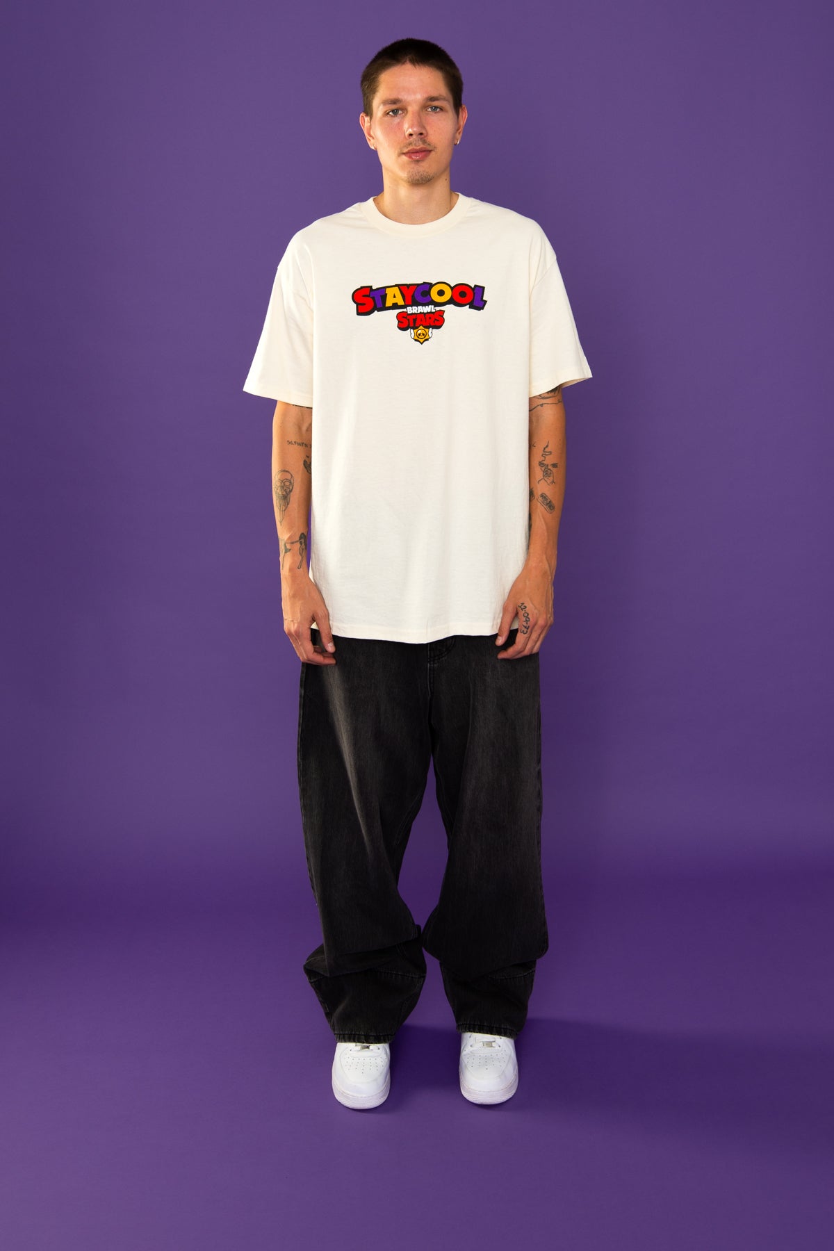 Brawl Stars Logo Tee (Cream)