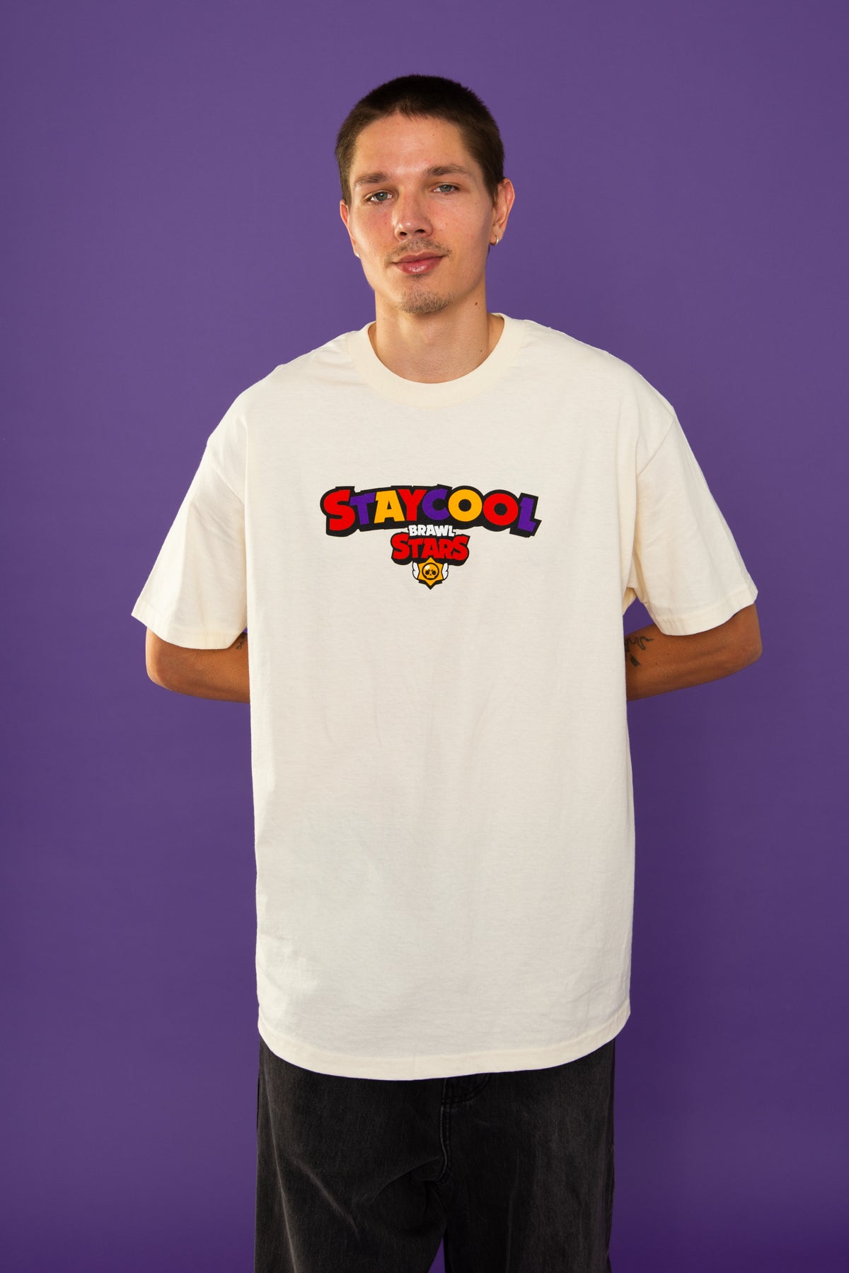 Brawl Stars Logo Tee (Cream)
