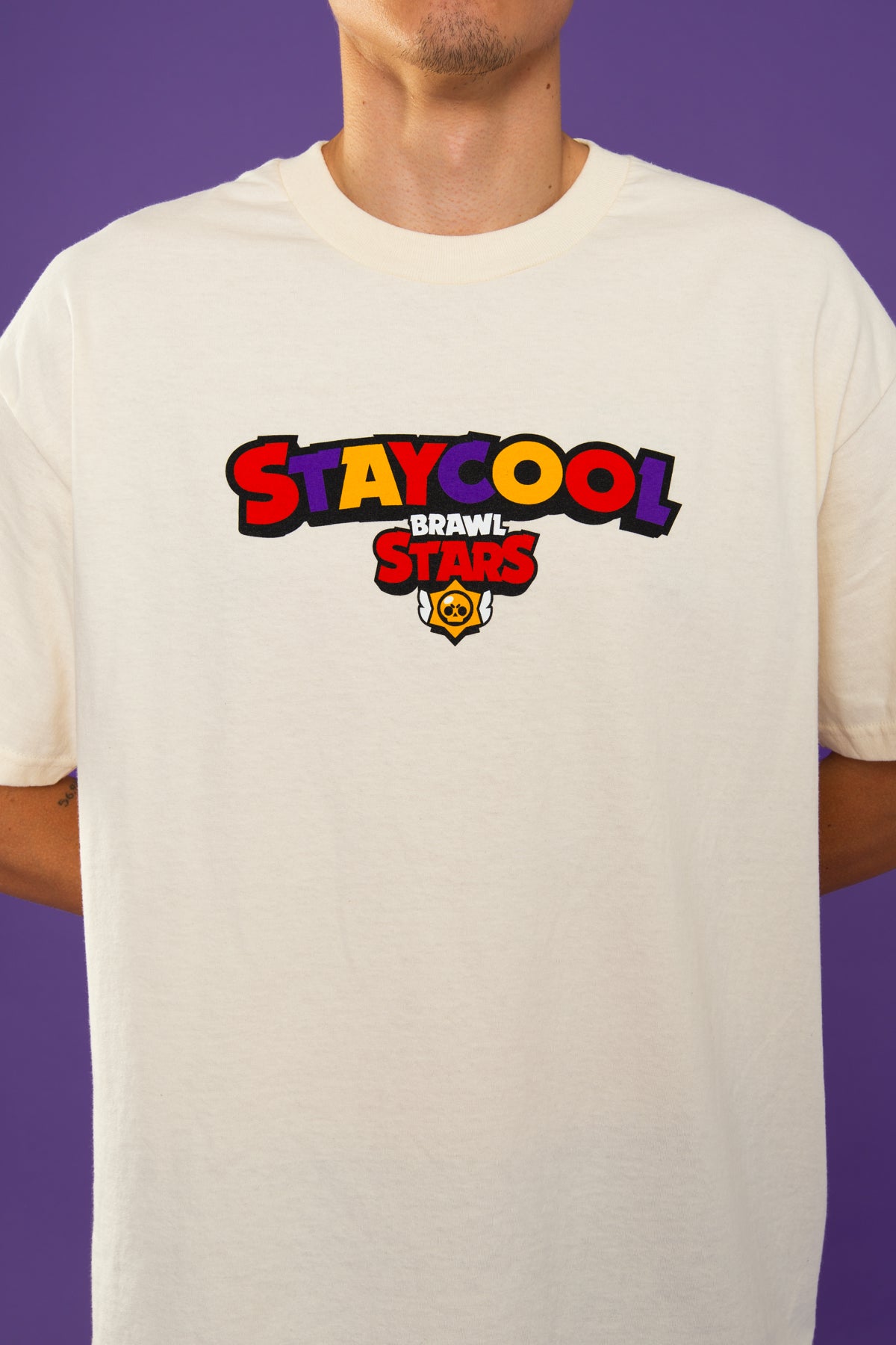 Brawl Stars Logo Tee (Cream)