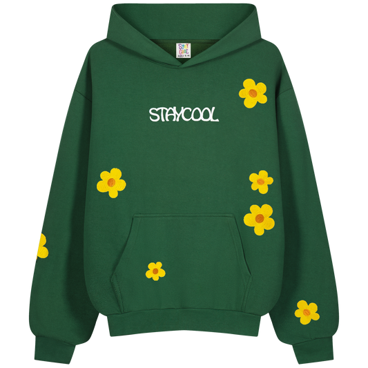Sunflower Hoodie (Forest Green)