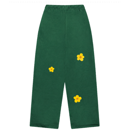 Sunflower Straight Sweatpants (Forest Green)