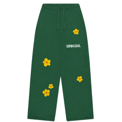 Sunflower Straight Sweatpants (Forest Green)