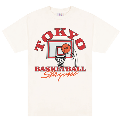 Tokyo Basketball Tee (Off-White)