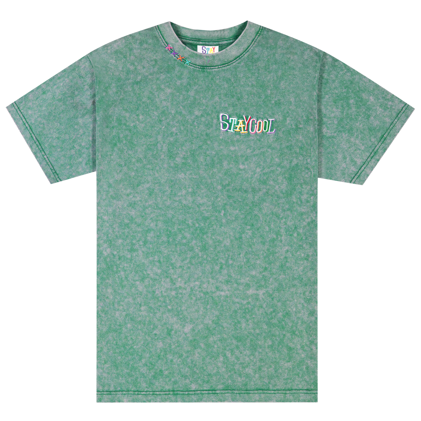 Tribal Acid Wash Tee (Kelly)