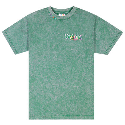Tribal Acid Wash Tee (Kelly)