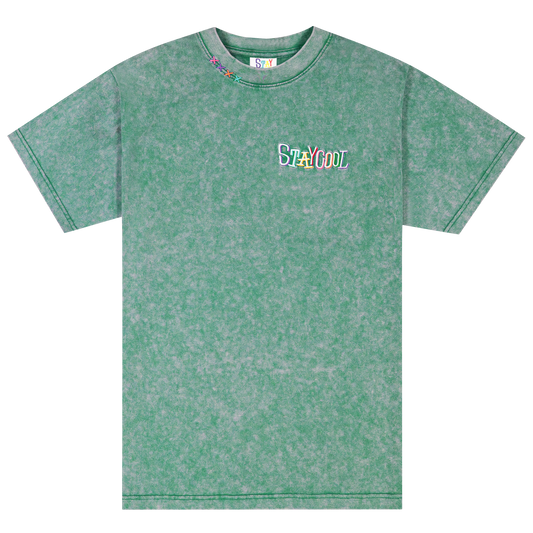 Tribal Acid Wash Tee (Kelly)