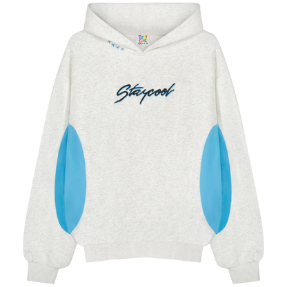 Turbo Hoodie (Heather Grey/Blue)