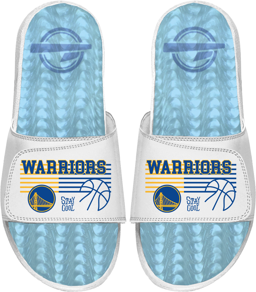 Staycool X Islide Warriors B-Ball Slides