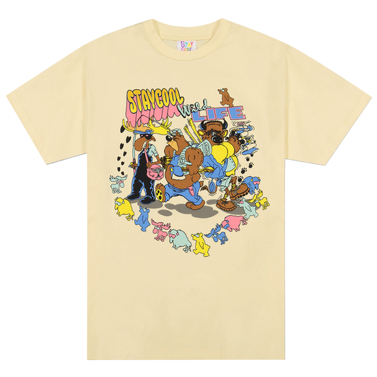 Wild Life Tee (Cream)