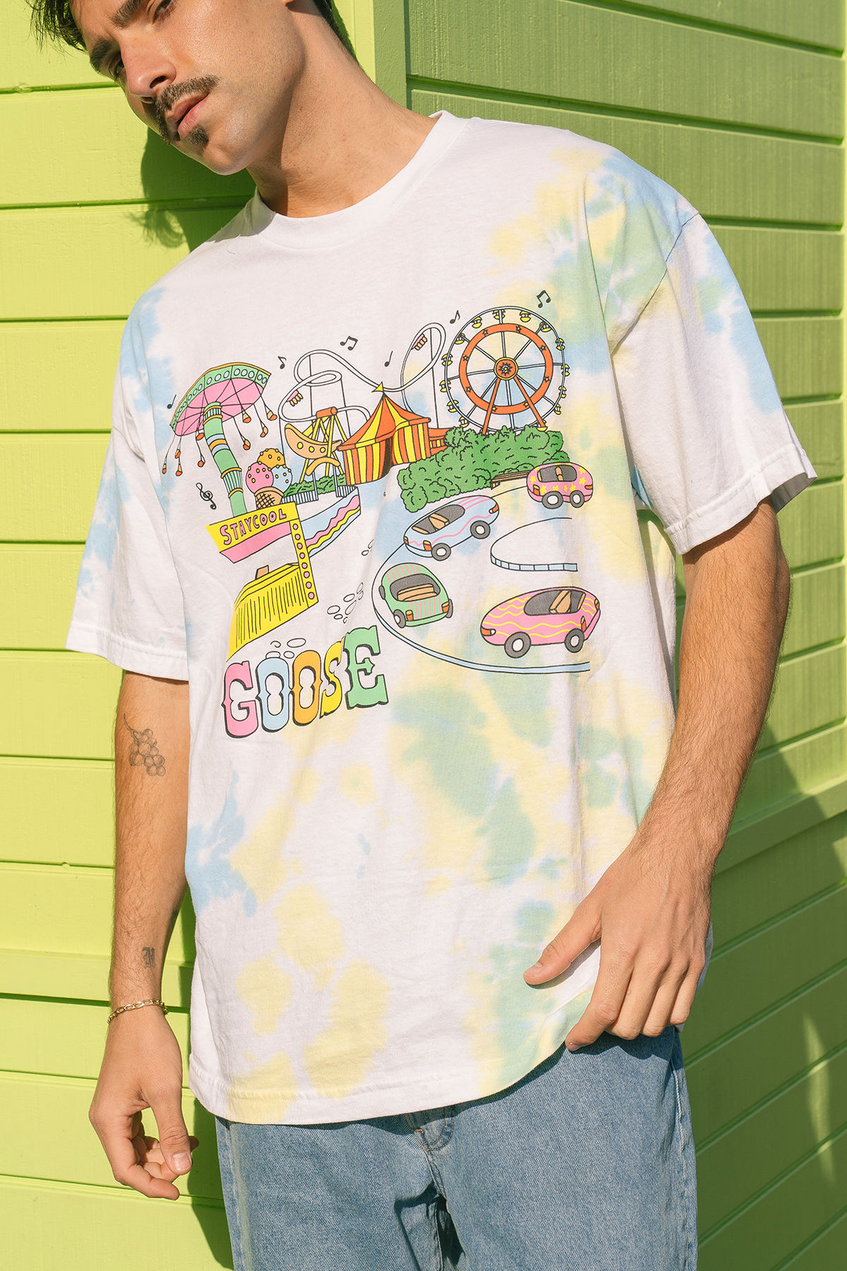 Staycool X Goose Carnival-Dye Tee