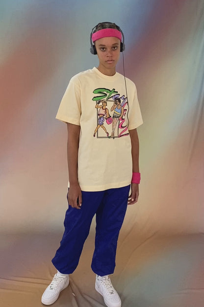 Retro Tee (Cream)