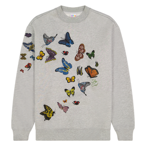 Butterfly Sweatshirt (Heather Grey)