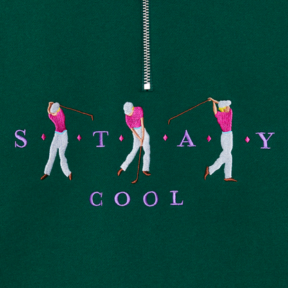 Golf 1/4 Zip Sweatshirt (Forest)
