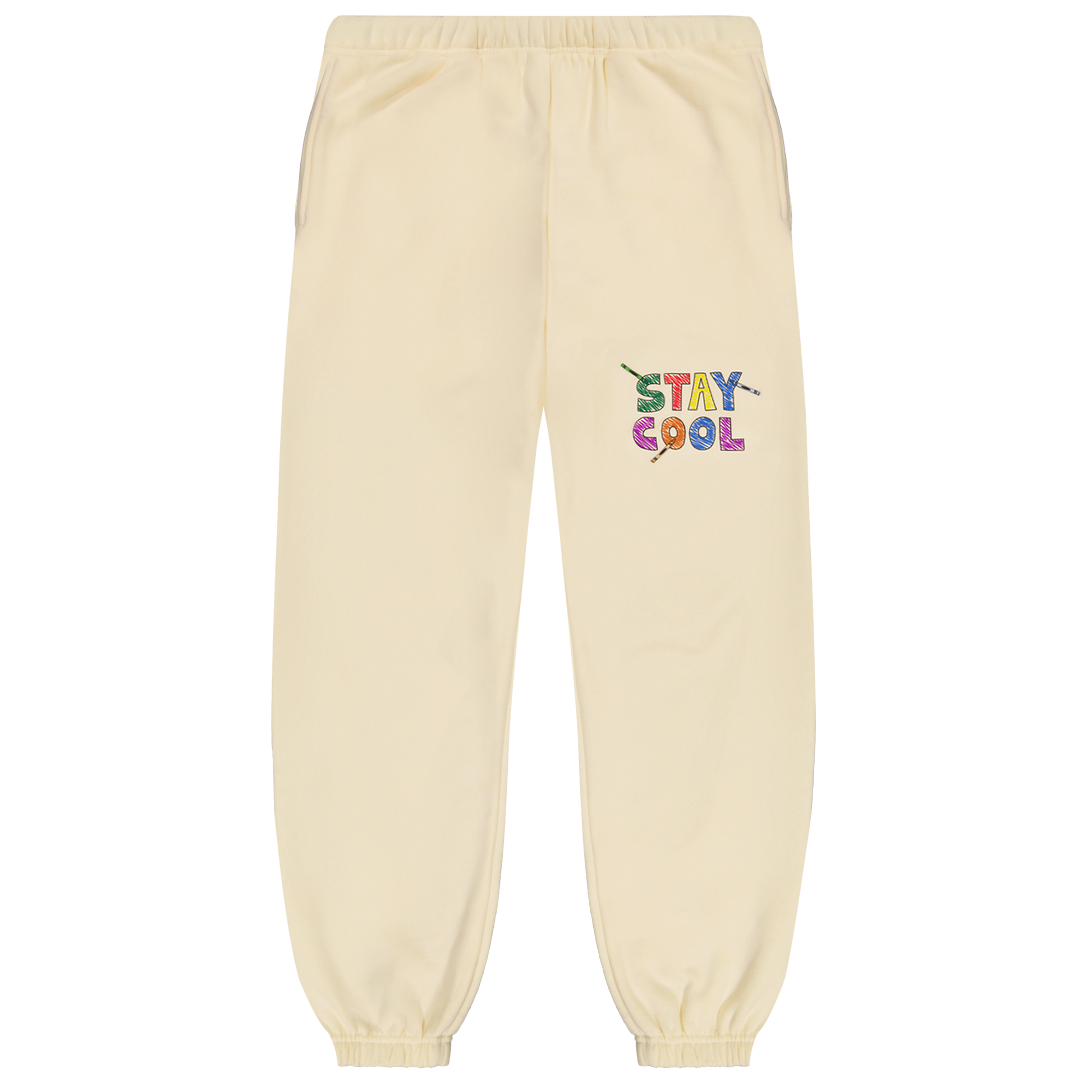 Crayon Sweatpants Cream Staycoolnyc