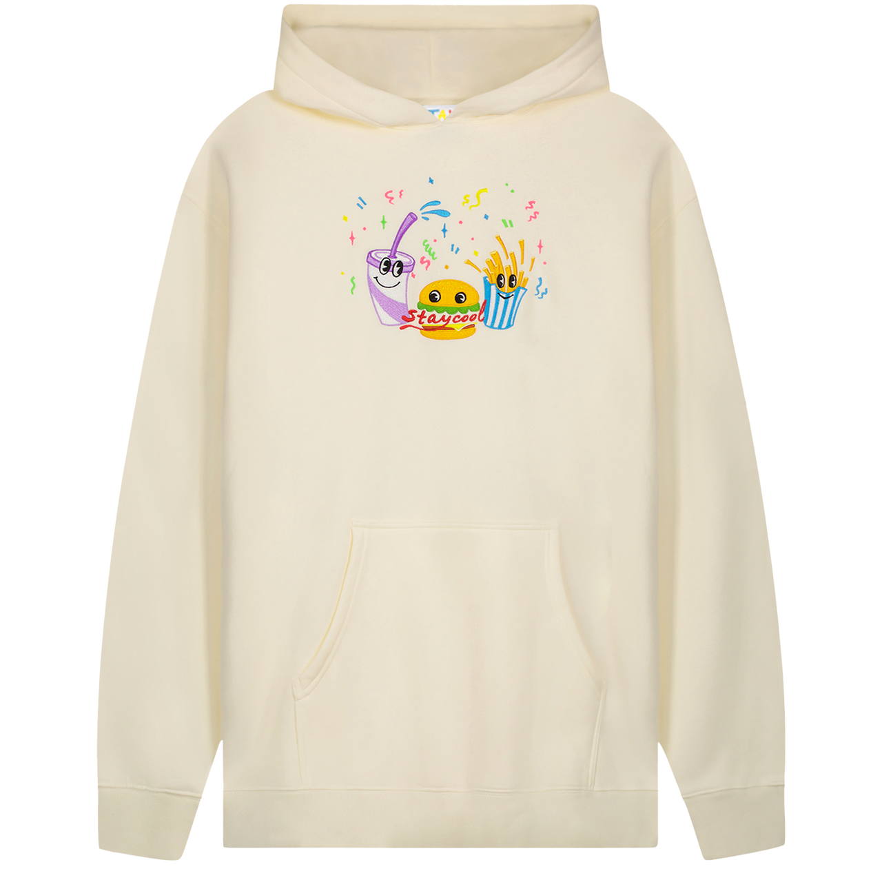Drive-Thru Hoodie (Bone) - Staycoolnyc