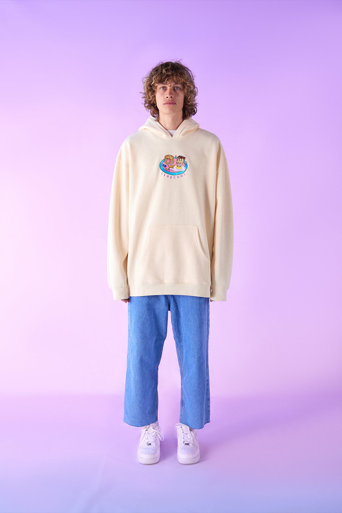 Breakfast Hoodie Cream