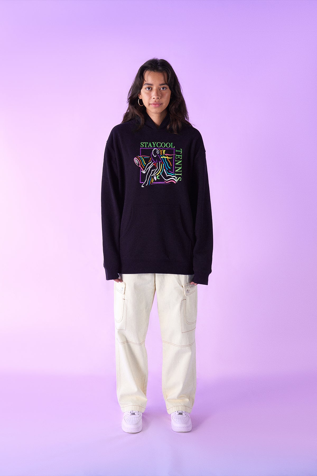 Tennis Hoodie Black