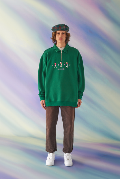Golf 1/4 Zip Sweatshirt (Forest)
