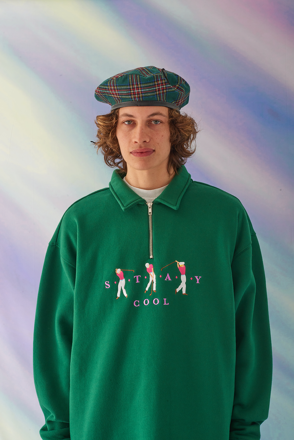 Golf 1/4 Zip Sweatshirt (Forest)