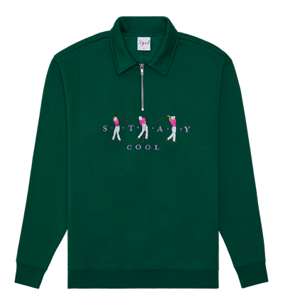 Golf 1/4 Zip Sweatshirt (Forest)
